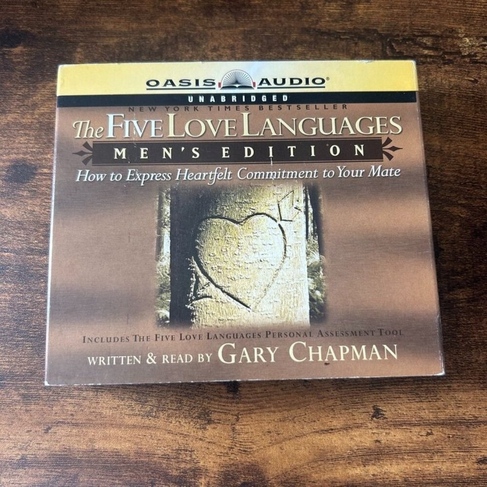 The Five Love Languages Mens Edition Audiobook Gary Chapman - 4 CDs Unabridged
